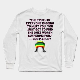 quote B. M. Long Sleeve T-Shirt